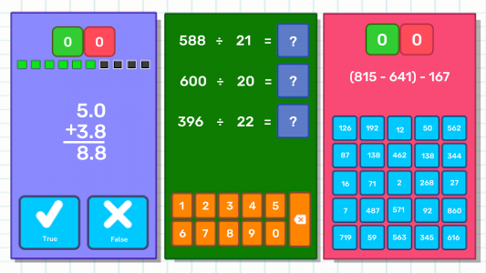 اسکرین شات 7 بازی Math Games, Learn Add Multiply