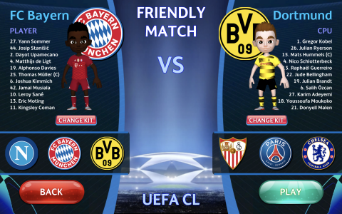 اسکرین شات بازی Champions League - UEFA Game 1
