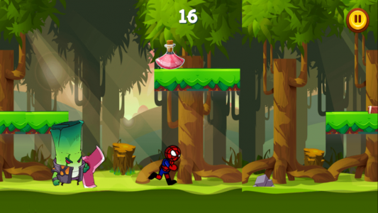 اسکرین شات 3 بازی اسپایدرمن( شورش درجنگل)