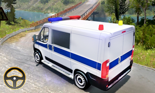 اسکرین شات بازی Police Car Simulator Driving 1