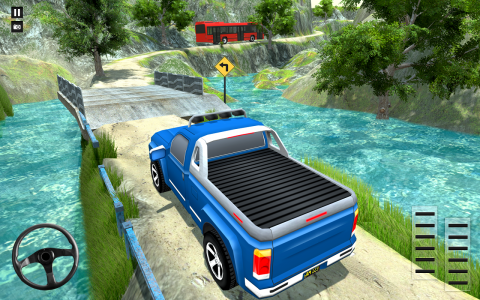 اسکرین شات بازی Pickup Truck Driving 3D Game 3