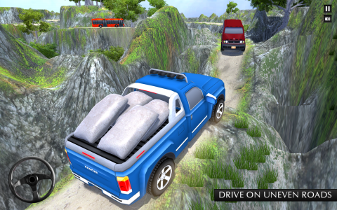 اسکرین شات بازی Pickup Truck Driving 3D Game 2