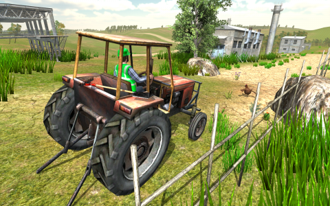 اسکرین شات بازی Village Tractor Driving Sim 3D 3