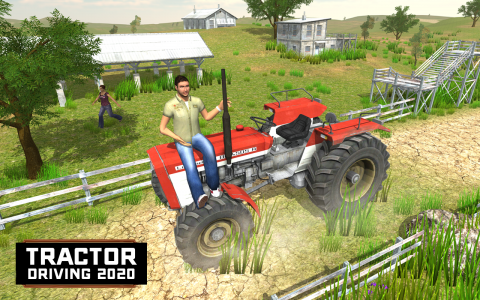 اسکرین شات بازی Village Tractor Driving Sim 3D 4