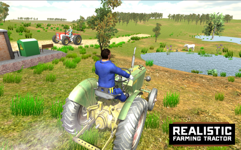 اسکرین شات بازی Village Tractor Driving Sim 3D 2