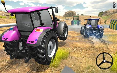 اسکرین شات بازی Tractor Racing 4