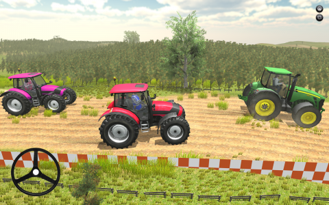 اسکرین شات بازی Tractor Racing 1