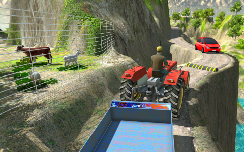 اسکرین شات بازی Tractor Trolley Cargo Tractor 3