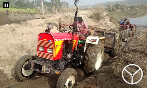 اسکرین شات بازی Tractor Trolley Cargo Tractor 1