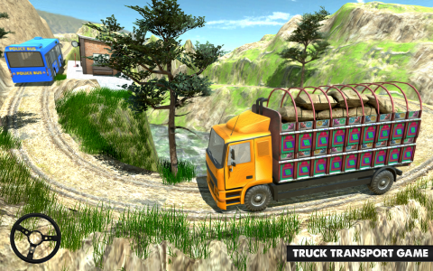 اسکرین شات بازی Hill Cargo Truck Simulator Transport Free 3D Truck 3