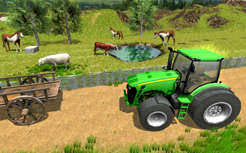 اسکرین شات بازی Tractor Simulator Driving Game 2