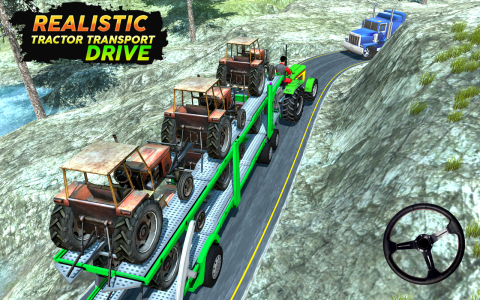 اسکرین شات بازی Tractor Carrier Transport Game 1