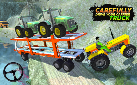 اسکرین شات بازی Tractor Carrier Transport Game 2