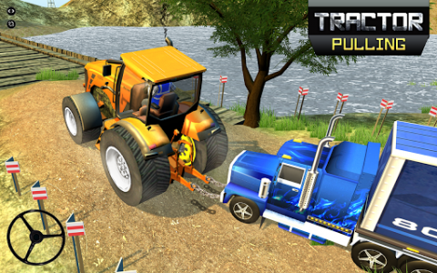 اسکرین شات بازی Tractor Pull Driving Simulator Farming Game 2020 1