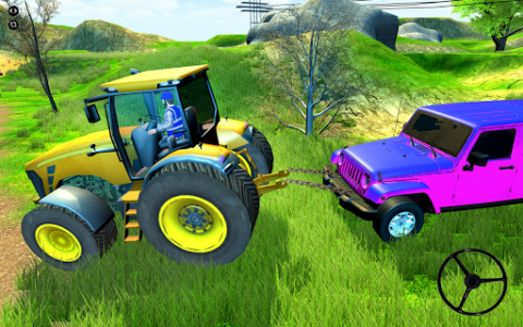 اسکرین شات بازی Tractor Pull Driving Simulator Farming Game 2020 4
