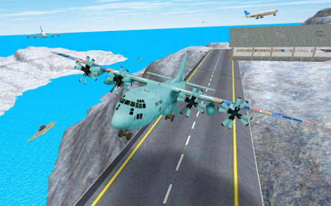 اسکرین شات بازی Airplane Flight 3D Simulator 2