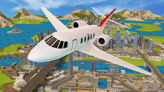 اسکرین شات بازی Airplane Game Flight Simulator 5