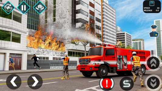 اسکرین شات برنامه Fire Truck Games & Rescue Game 4