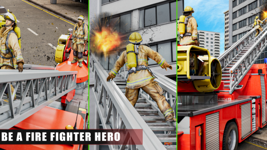 اسکرین شات برنامه Fire Truck Games & Rescue Game 3