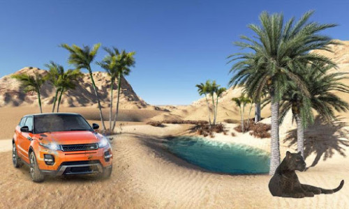 اسکرین شات بازی Dubai Desert Safari Jeep 4X4 Game 1