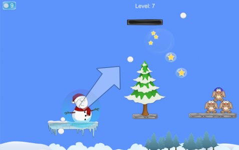 اسکرین شات بازی Snowman Ball Shoot 6