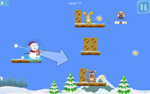 اسکرین شات بازی Snowman Ball Shoot 5