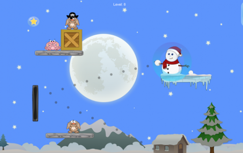 اسکرین شات بازی Snowman Ball Shoot 4