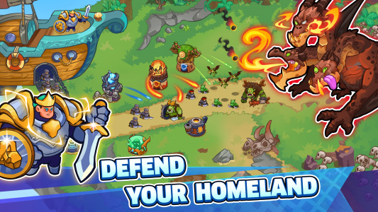 اسکرین شات بازی King of Defense 2: Epic TD 1