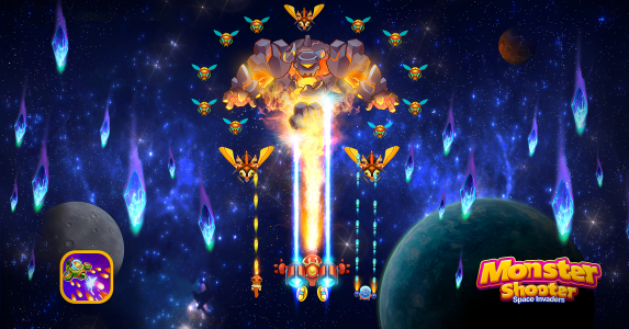 اسکرین شات بازی Monster Shooter: Space Invader 1