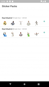 اسکرین شات 2 برنامه Real Madrid Stickers