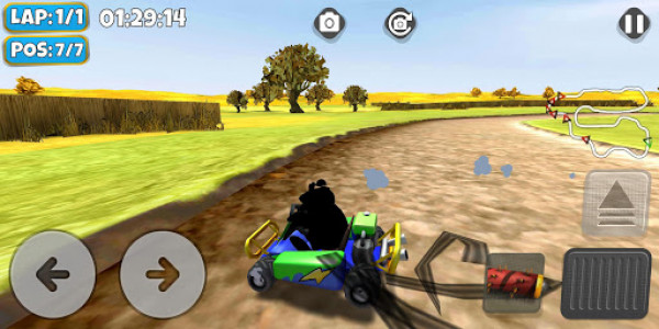 اسکرین شات بازی Moorhuhn Kart Multiplayer Racing 4