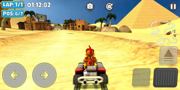 اسکرین شات بازی Moorhuhn Kart Multiplayer Racing 3