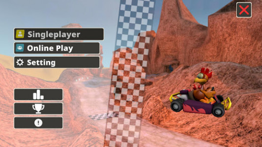 اسکرین شات بازی Moorhuhn Kart Multiplayer Racing 1