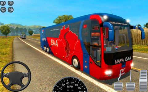 اسکرین شات بازی Euro Coach Bus Simulator Games 1
