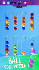 اسکرین شات 4 بازی Ball Sort: Color Sort Puzzle