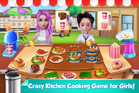 اسکرین شات بازی Food Truck Cafe Game for Girls 5