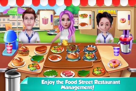 اسکرین شات بازی Food Truck Cafe Game for Girls 1