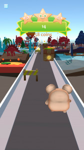 اسکرین شات بازی Kawaii Hamster Run - Fun race 2