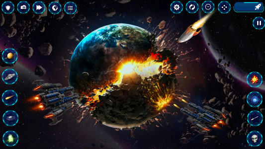 اسکرین شات 1 بازی solar planet destroying game