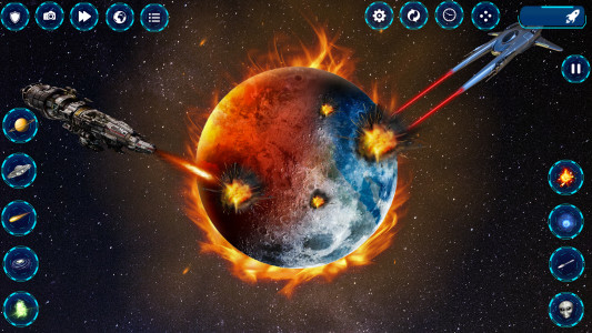 اسکرین شات 4 بازی solar planet destroying game