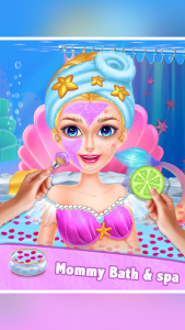 اسکرین شات برنامه Mermaid newborn babyshower 1