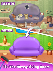 اسکرین شات بازی House cleaning game 4