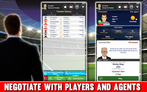 اسکرین شات بازی Club Soccer Director - Soccer Club Manager Sim 2