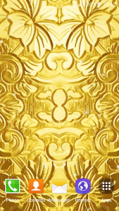 اسکرین شات برنامه Gold Live Wallpapers 6