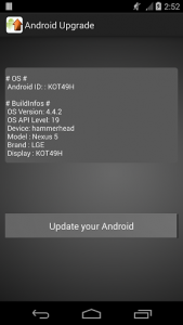 اسکرین شات برنامه Upgrade Assistant for Android 7