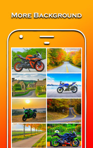 اسکرین شات 7 برنامه Bike photo editor: frames