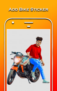 اسکرین شات 5 برنامه Bike photo editor: frames