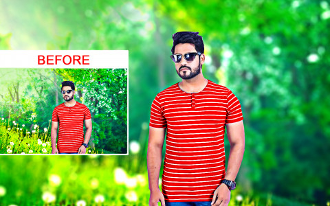اسکرین شات 1 برنامه Blur photo color splash effect