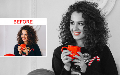 اسکرین شات 2 برنامه Blur photo color splash effect