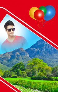 اسکرین شات 2 برنامه Green hill photo frame editor
